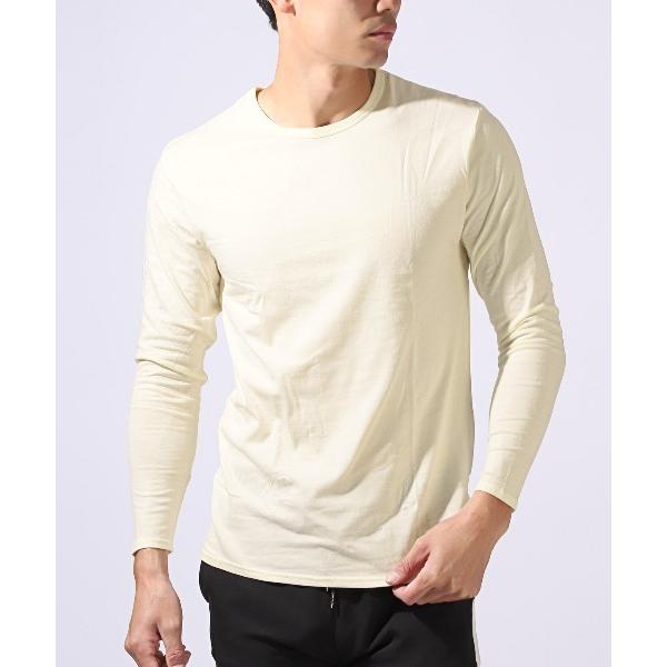 インナーシャツ 肌着 コットンあったかUネックインナー メンズ レディース