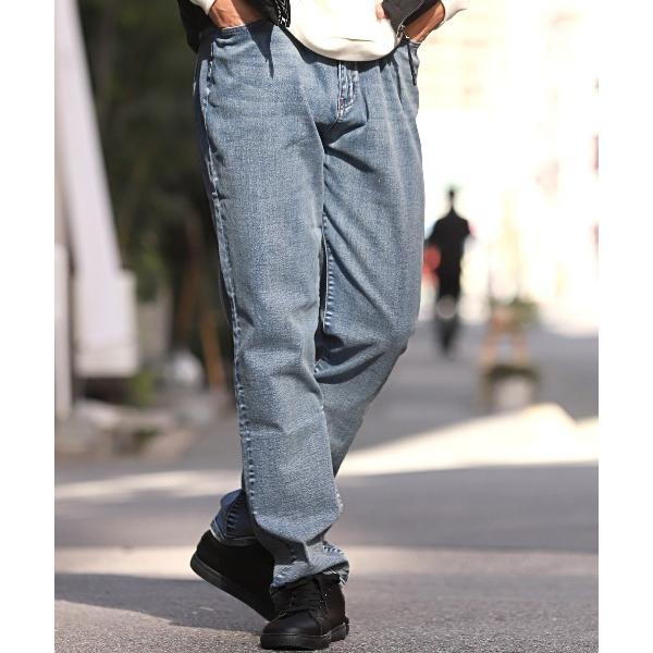 ジーンズ ビッグサイズデニムテーパードパンツ　BIG　大きいサイズ　2L 3L 4L 5L メンズ