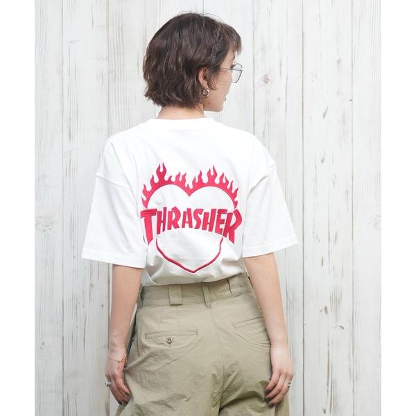 tシャツ THRASHER/スラッシャー バーニングハートＴシャツ 252TH2ST030 レディー...