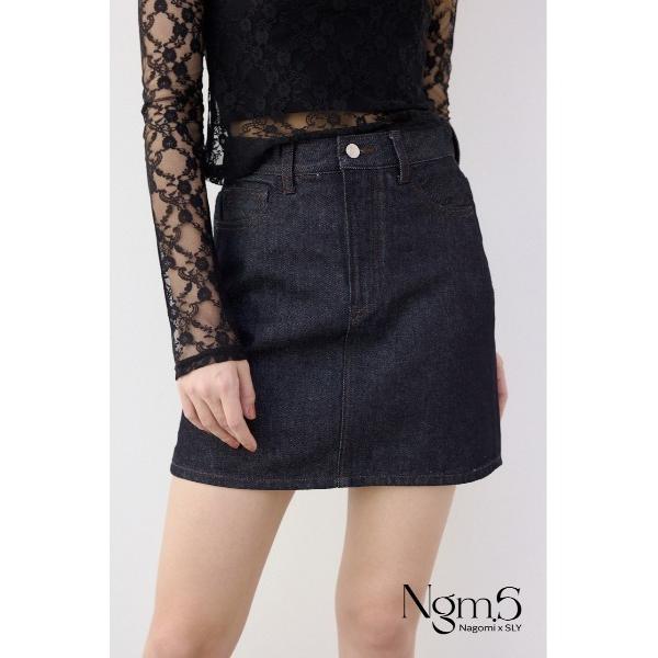 デニムスカート Ngm.S JW S/SK-A ナゴミ スライ ジャストウエスト スカート エー