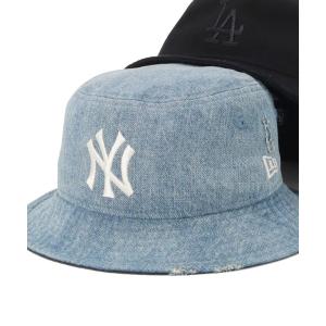 NEW ERA（ニューエラ） バケットハット MLB ダメージデニム : ONSPOTZ