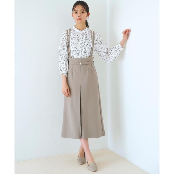 スカート 取り外しストラップ付ナロースカート