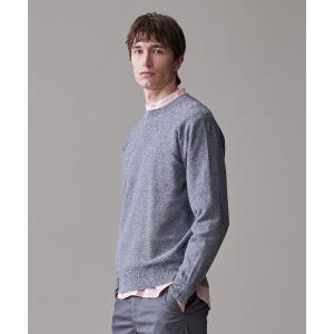 セーター ニット ギマコットンクルーニット メンズ