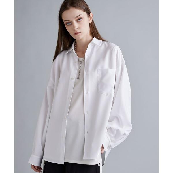 シャツ ルーズシルエット防シワ長袖シャツ メンズ レディース