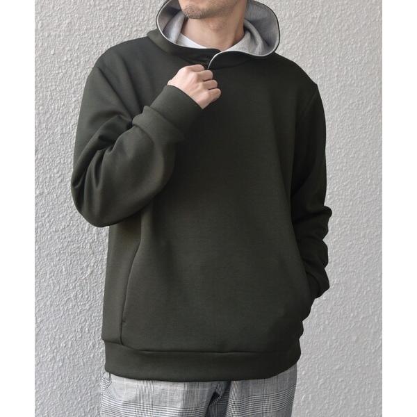 パーカー 「WEB限定」SHIPS any: ダブルフェイス ポンチ スナップボタン パーカー 25...