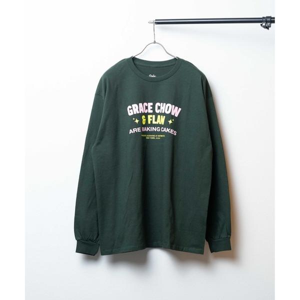 tシャツ 「GRACE CHOW FLAN」　L/S プリントTシャツ レディース メンズ