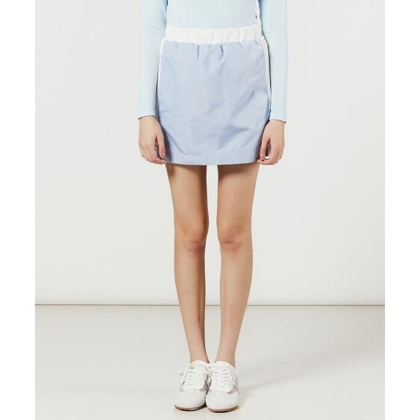 スカート PIN DEAD×ESSENTIAL/ オリジナルロゴミニスカート