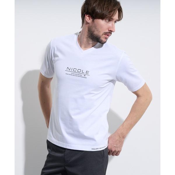 tシャツ 激シルケットVネック半袖Ｔシャツ メンズ