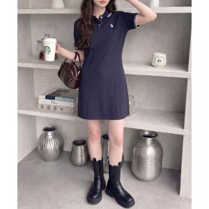 NoBelle ワンピース 夏 半袖 ポロシャツ半袖ミニワンピース : ZOZOTOWN