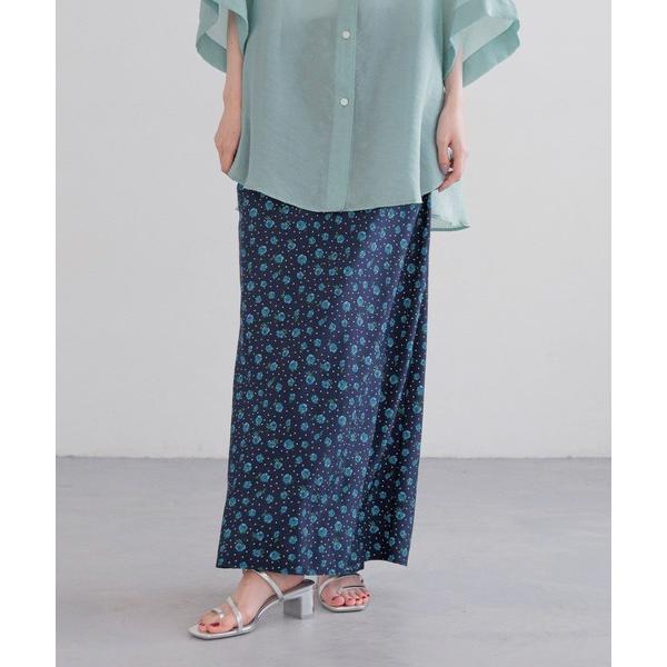 スカート レトロフラワータイトスカート　 323104