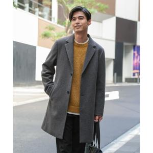 「GLOBAL WORK Smile Seed Store」 チェスターコート SMALL チャコール メンズ