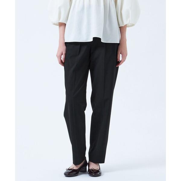 パンツ ダブルタックテーパードパンツ レディース