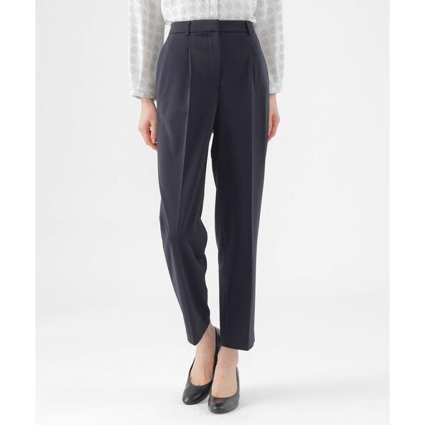 パンツ 「美シリーズ」「ウォッシャブル」「セットアップ対応」トリアセトリコテーパードパンツ レディー...