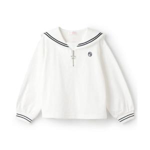 tシャツ 「人気商品再入荷」「直営店で取り扱い無し」セーラーカラー　ジッププルオーバー キッズ 子供服 女の子｜ZOZOTOWN Yahoo!店