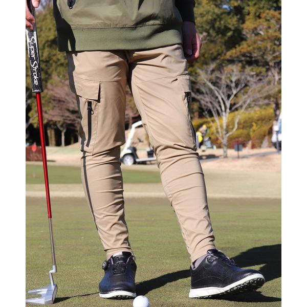カーゴパンツ (RM)「LUXE/R GOLF」ストレッチ クロス カーゴパンツ メンズ