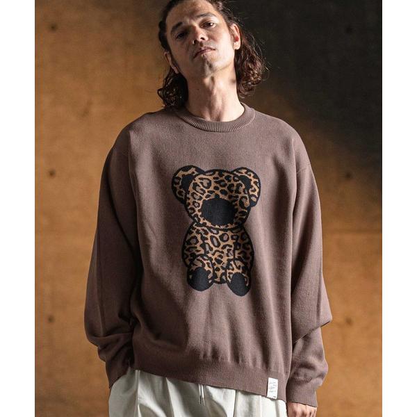 セーター ニット mn3085- Jacquard cotton fabric sweater ニッ...