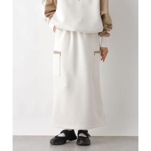 スカート 異素材ナロースカート　290307