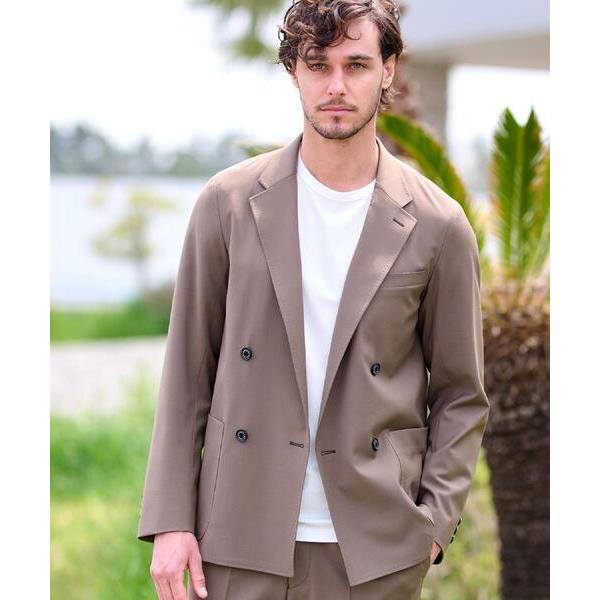 ジャケット テーラードジャケット 「セットアップ可／Monomax4月号掲載」クールタッチ クイック...