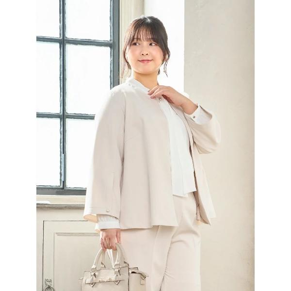 uvカット ジャケット ノーカラージャケット 「大きいサイズ」「360°ストレッチ」ポンチョジャケッ...