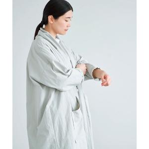 コート アウター ata robe 1. / ナイロン ローブコート レディース