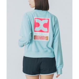 トレーナー スウェット X-GIRL/エックスガール クロップド丈スウェット 155251012004 レディース