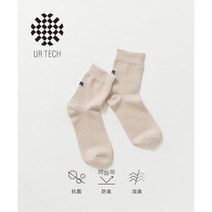 靴下 「UR TECH」バックロゴソックス レディース
