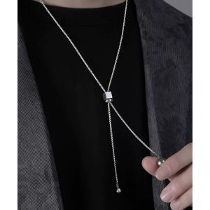 ネックレス SBG キューブチェーンループタイ メンズ