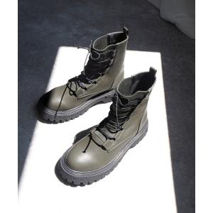 「alala」 ブーツ L カーキ レディース