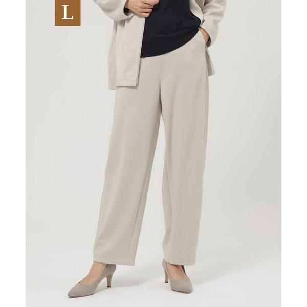 パンツ 「L」「シーズンレスに活躍！」「マシンウォッシャブル」ダンボールニットカーブパンツ レディー...