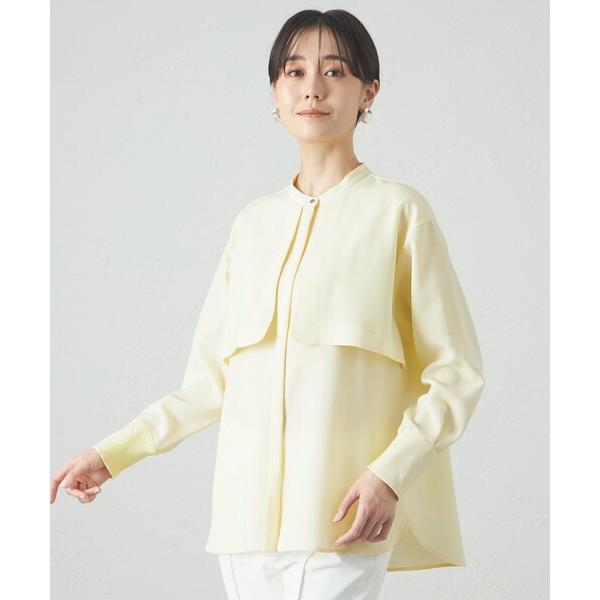 ブラウス シャツ 「着用しわ軽減/吸水速乾」「25年春夏モデル」ガンパッチブラウス レディース