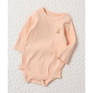 ベビー服 ロンパース くま刺繍ボディースーツの商品画像