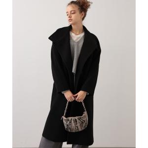 「saloon」 チェスターコート SMALL ブラック レディース