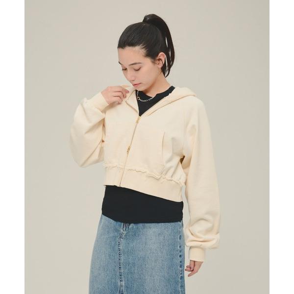 パーカー 「eL」Short Zip Hoodie/287468 レディース