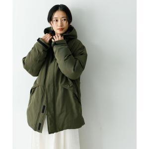 「koe」 ダウンジャケット LARGE カーキ レディース
