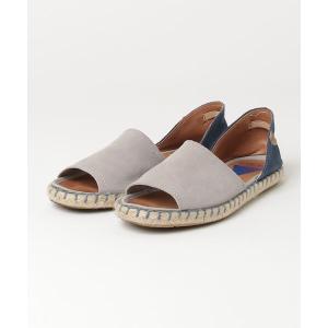 「VERBENAS」 フラットサンダル 36 グレー レディース