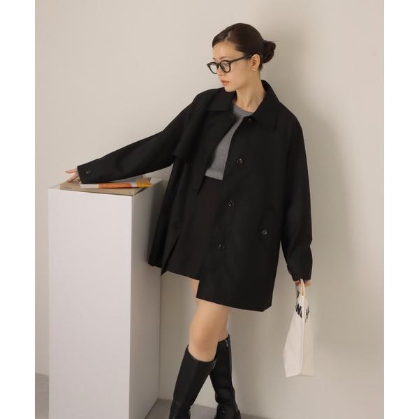 ステンカラーコート コート soutien collar middle coat /ラグラン ミドル...