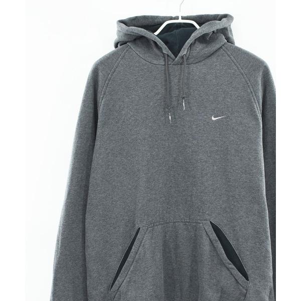 パーカー 「ヴィンテージ古着」NIKE ロゴ刺繍 プルオーバー パーカー メンズ レディース