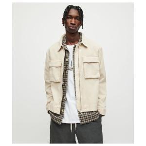 「ALLSAINTS」 コーデュロイジャケット S ベージュ メンズ