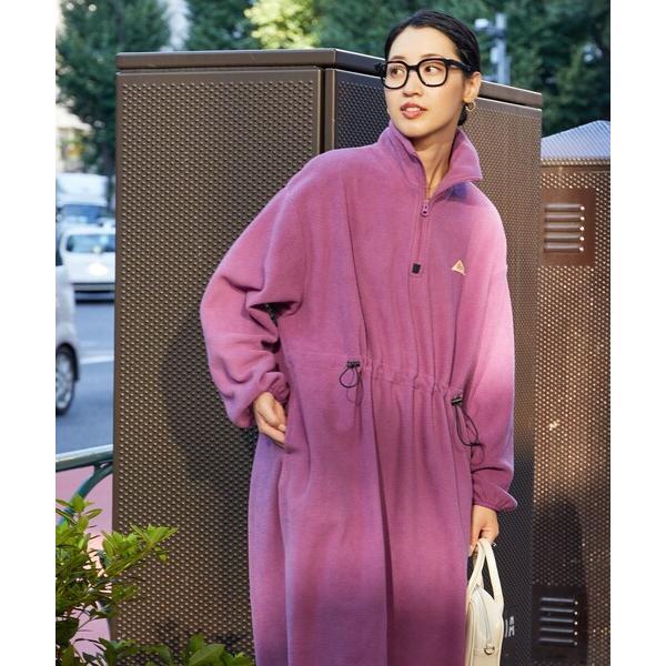 「FREAK&apos;S STORE」 「KELTY」長袖ワンピース フリ- パープル レディース