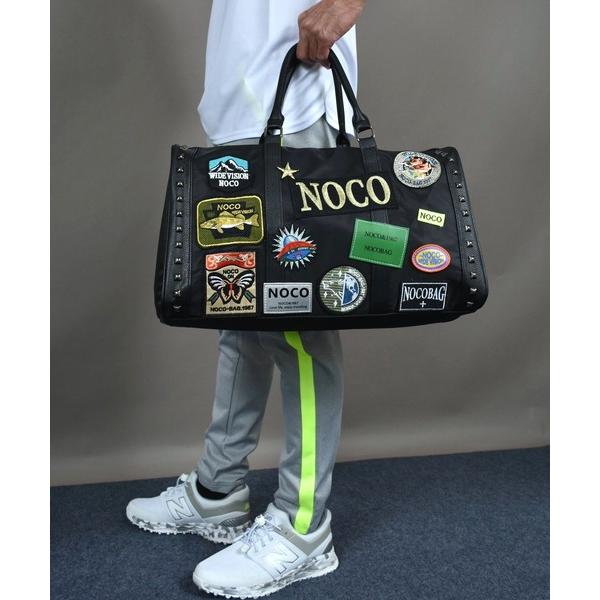 ボストンバッグ ワッペン＆スタッズデザイン 大容量 2WAYボストンバッグ メンズ レディース