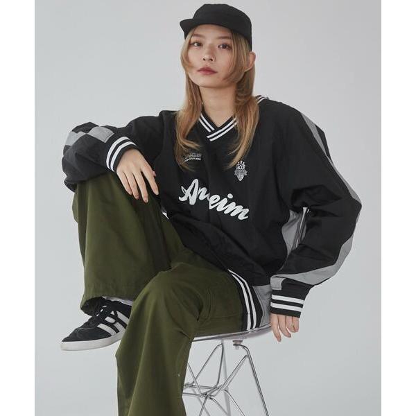 トレーナー スウェット WEGO/ナイロングラフィックプルオーバー メンズ レディース