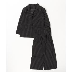 セットアップ Striped Tailored Jacket Set Up メンズ レディース