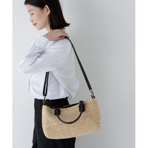 human woman／【IVAHONA】ラフィアトートバッグ human woman