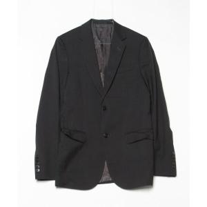 「GUCCI」 ストライプ柄テーラードジャケット - ブラック メンズ