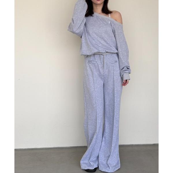 トレーナー スウェット リラックスシルエット カジュアルセットアップ レディース