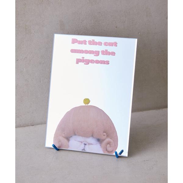 鏡 Pechanko Cats　インテリアミラー