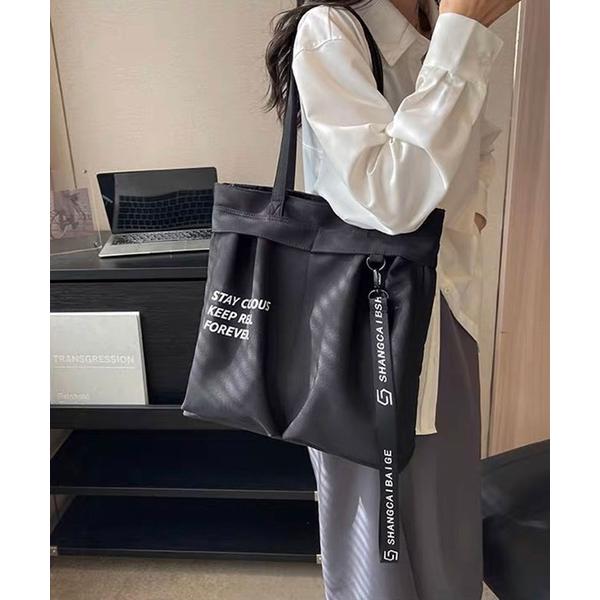 トートバッグ ABETTOR ヘビーキャンバス大容量スポーティートートバッグ（ロゴベルトアクセサリー...