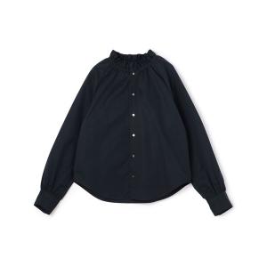BACCA（バッカ） ブラウス シャツ ウォッシャーシルク ショート
