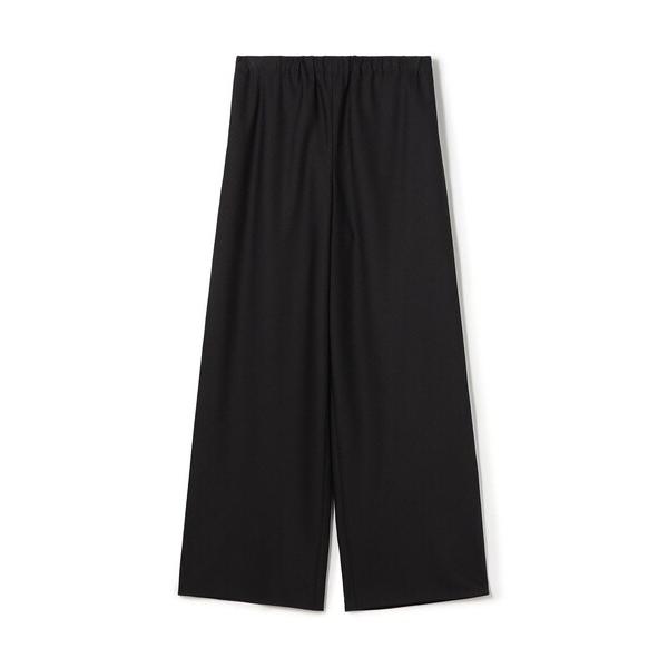 ワイドパンツ パンツ ウォッシャブルギャバジン イージーセミワイドパンツ レディース