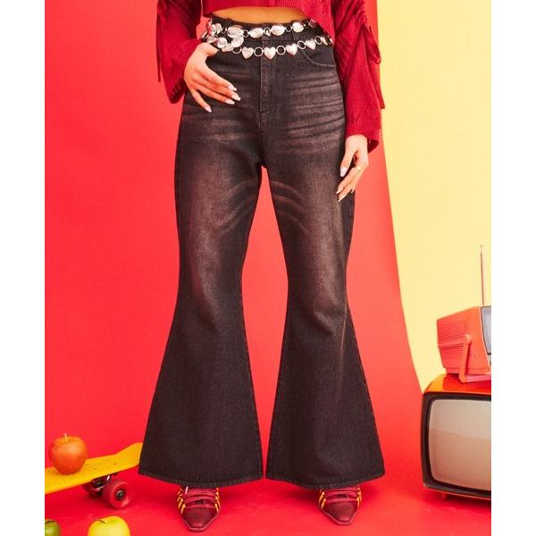 ジーンズ デニム デニムパンツ flare denim pants- フレア デニム パンツ - レ...